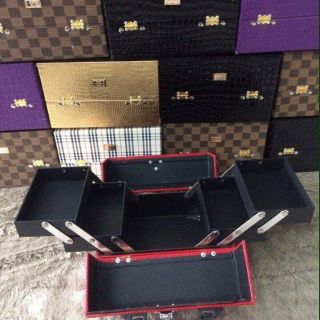 Cốp đựng đồ trang điểm, dụng cụ nối mi,phun xăm có khóa