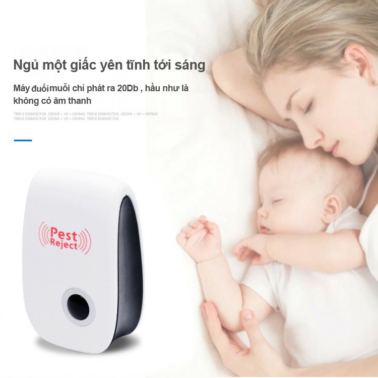 Máy đuổi Chuột, Gián, Kiến, Muỗi Pest Reject