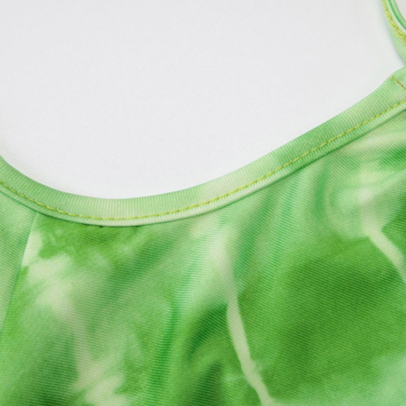 Áo Croptop Sát Nách Hở Lưng Phong Cách Quyến Rũ Cho Nữ