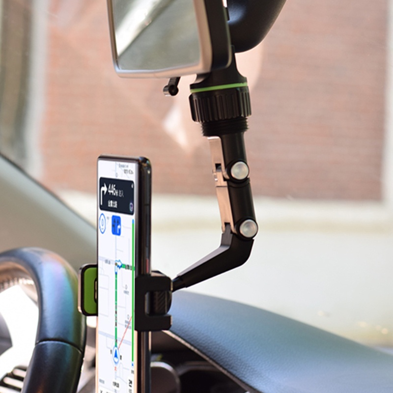 Giá Đỡ Ống Kính Xoay 360 Độ Màu Xanh Lá / Xám Thông Dụng Cho Xe Hơi