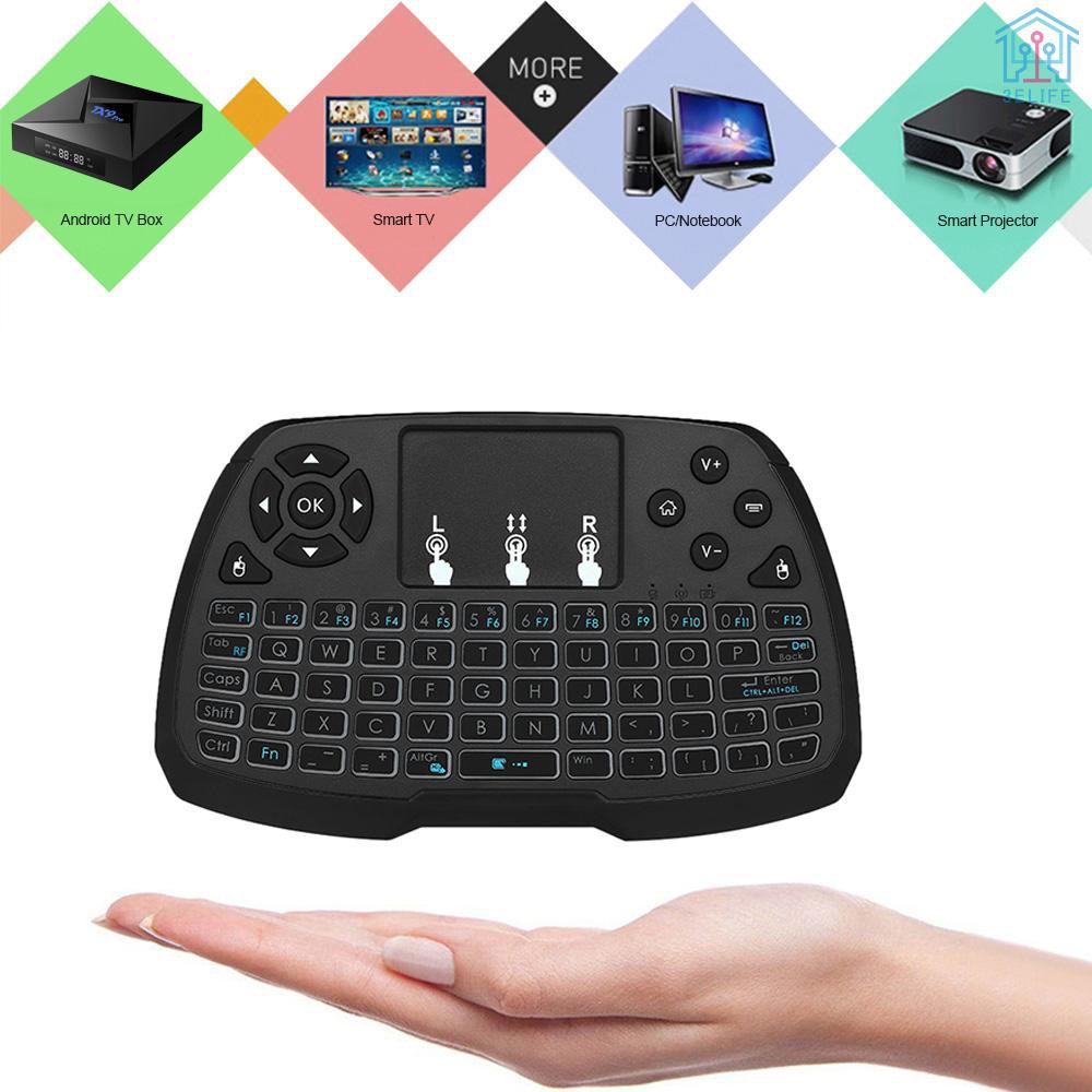 【E&amp;V】2.4GHz Wireless Keyboard Touchpad Mouse Handheld Remote Control for Android TV BOX Smart TV PC Notebook