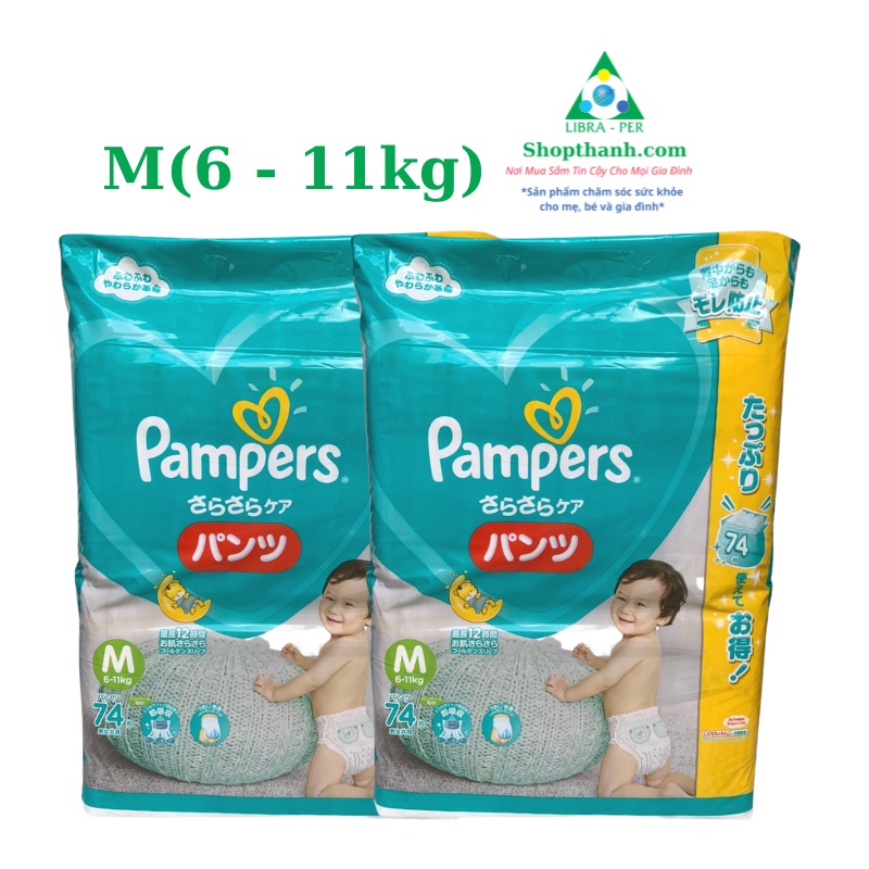 (Jumbo) Bỉm ( Tã ) Pampers nội địa Nhật dán/quần đủ size NB96, S104, M80, L60, XL50, XXL32