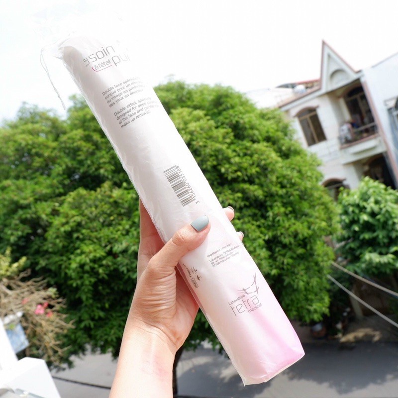 Sỉ auth Bông tẩy trang Tetra Le Laretat Soin Pur Pháp 150 miếng.Hỗ trợ làm sạch lớp trang điểm  | BigBuy360 - bigbuy360.vn