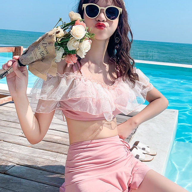Bộ Đồ Bơi Hai Mảnh Xẻ Tà Mới Dành Cho Nữ