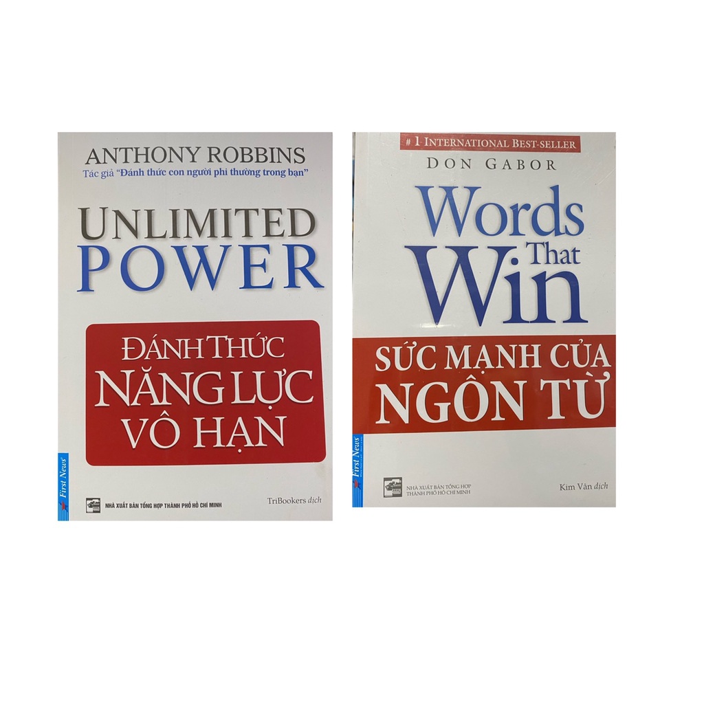 Sách - Combo Đánh thức con người phi thường trong bạn + Sức mạnh ngôn từ + Đánh thức năng lực vô hạn