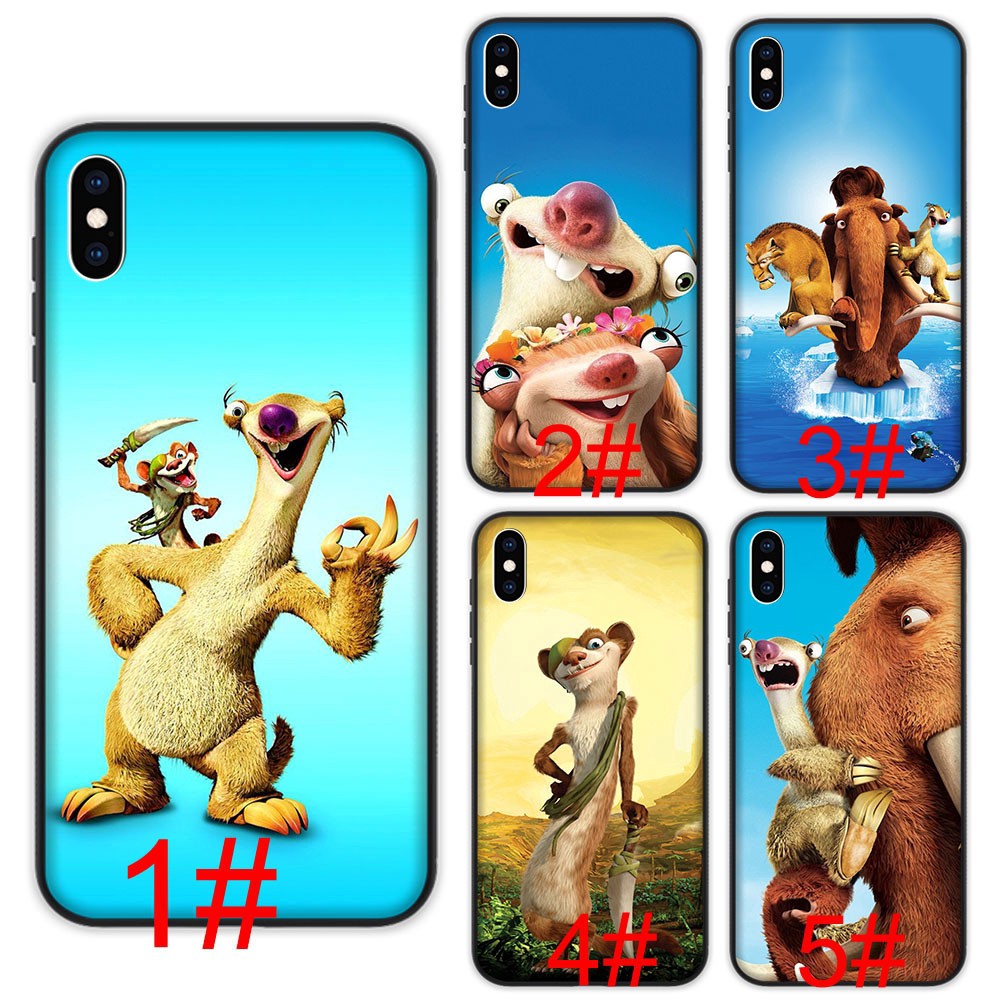 Ốp điện thoại mềm hình Ice Age cho IPHONE 8 7 6 6S 5 5S SE PLUS X XS MAX