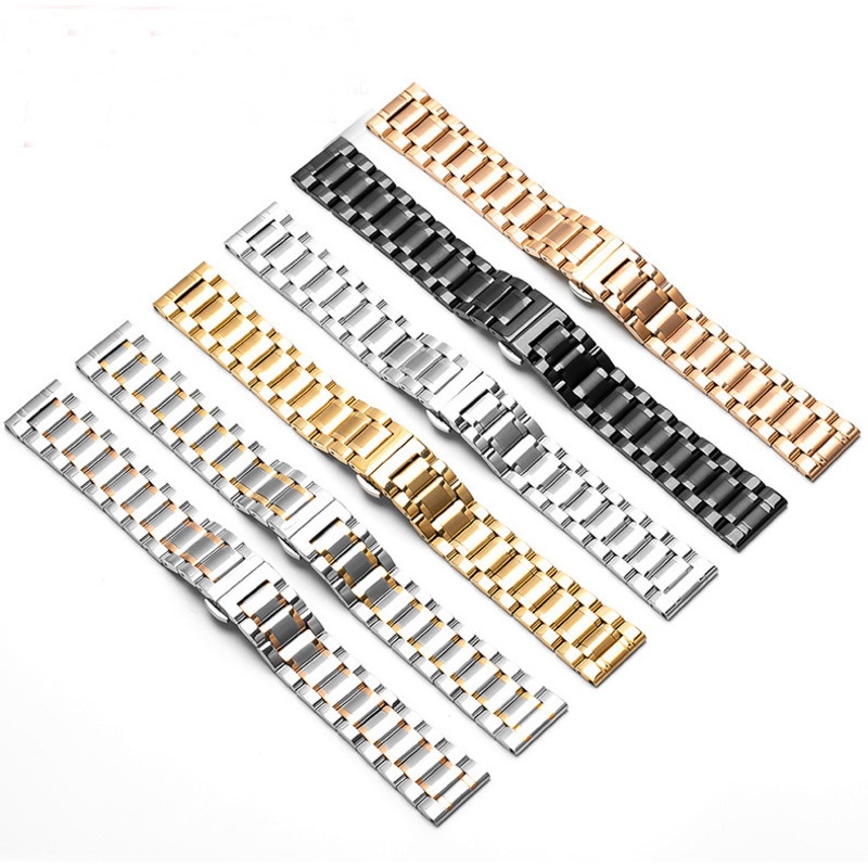 Dây Đeo Đồng Hồ Bằng Thép Không Gỉ 12mm 13mm 14mm 15mm 16mm 17mm 20mm 22mm 24mm