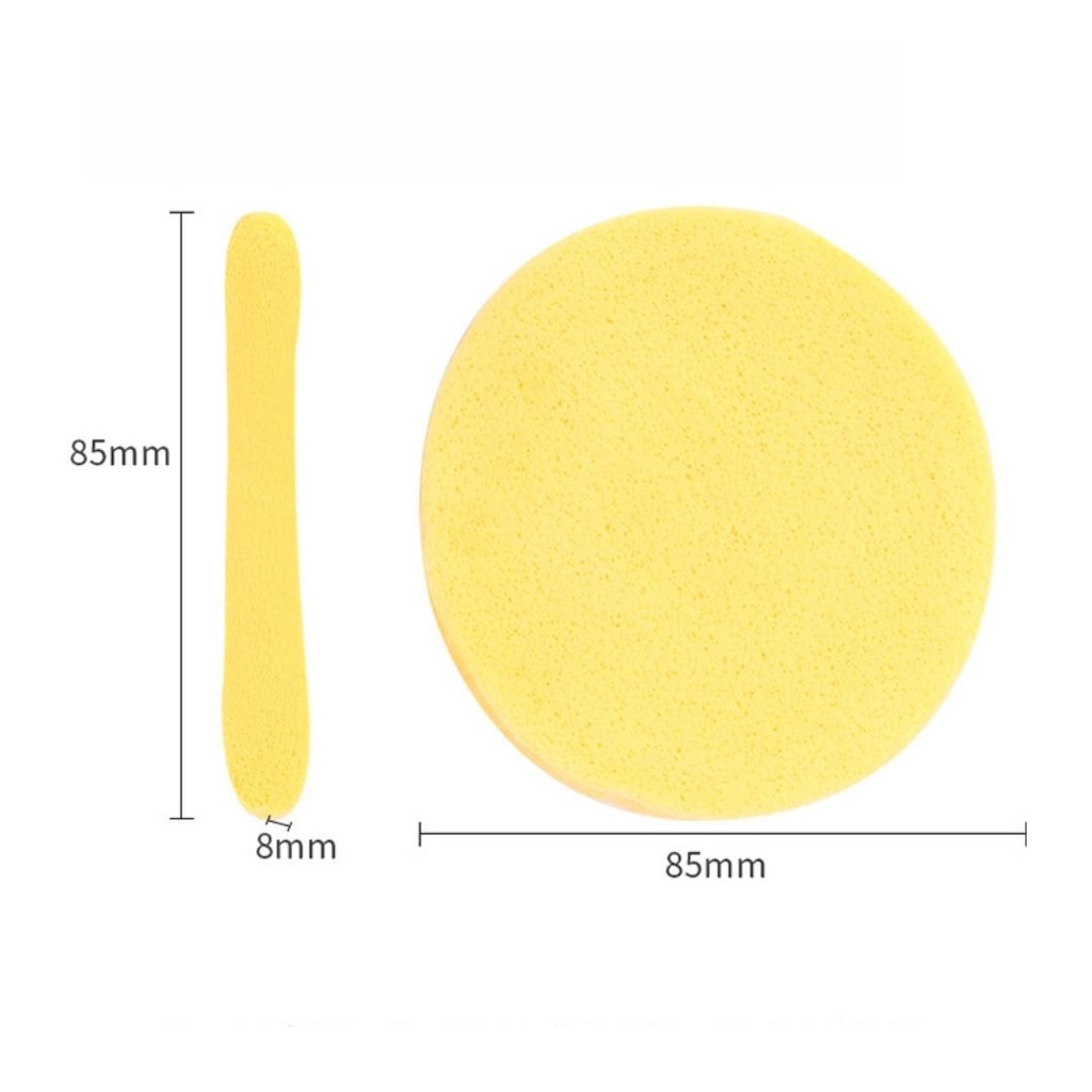 Bông nở bọt biển rửa mặt gói 12 thanh loại 1