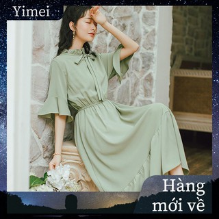 Women's Classic French Short Sleeve Navy Skirt