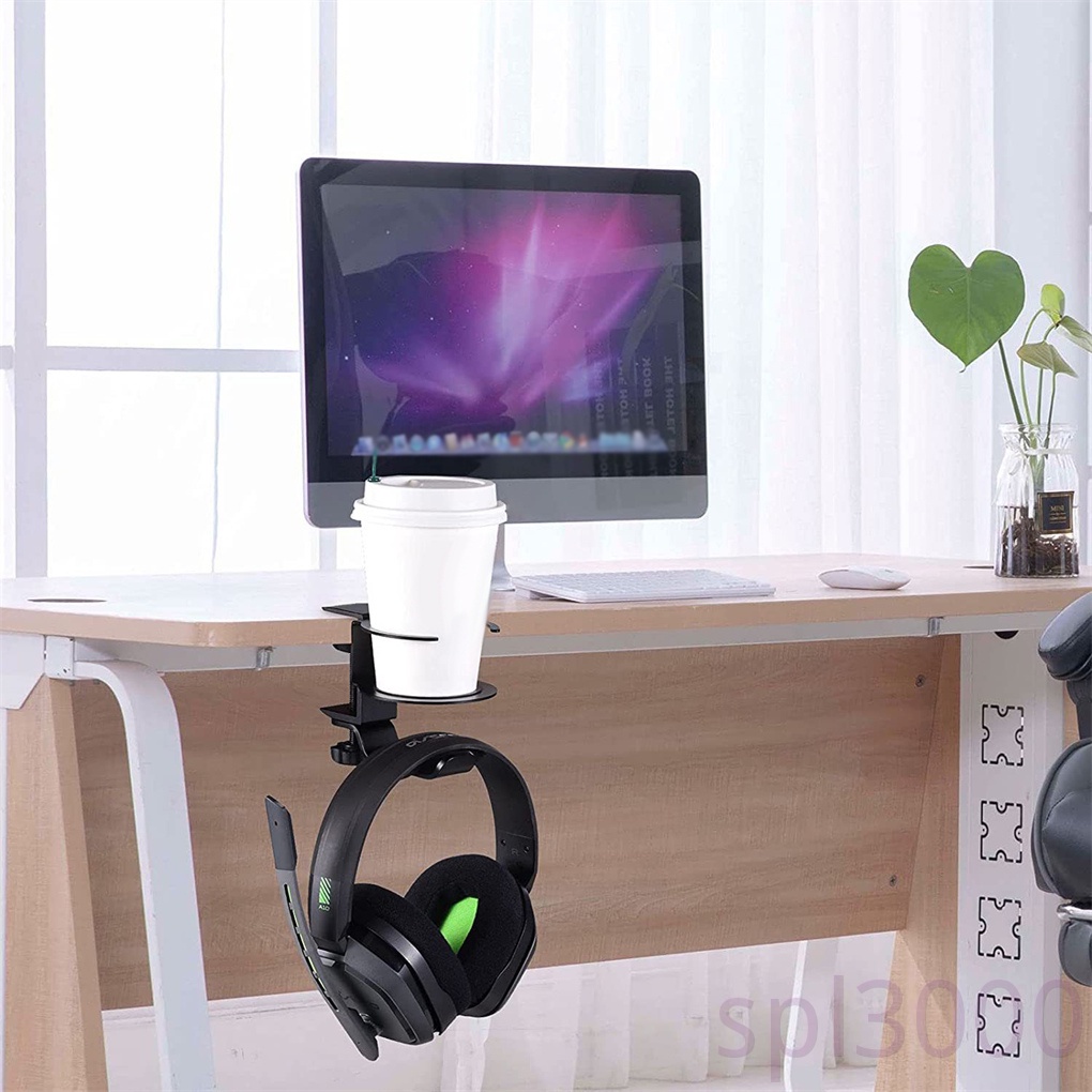 Giá đỡ cốc tai nghe bằng hợp kim nhôm xoay 360 độ 2 trong 1