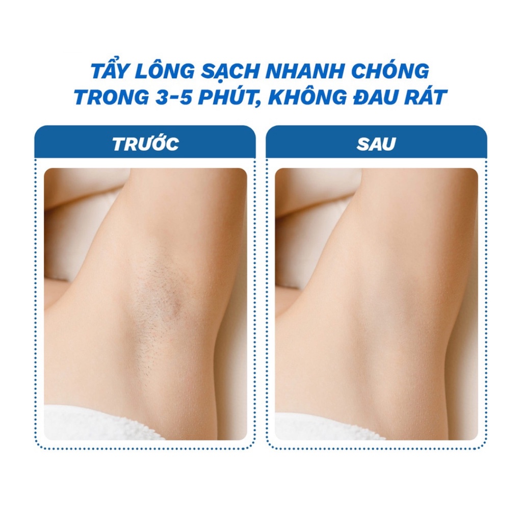 Kem Tẩy Lông Cho Da Nhạy Cảm Mian Hương Cà Phê 50g