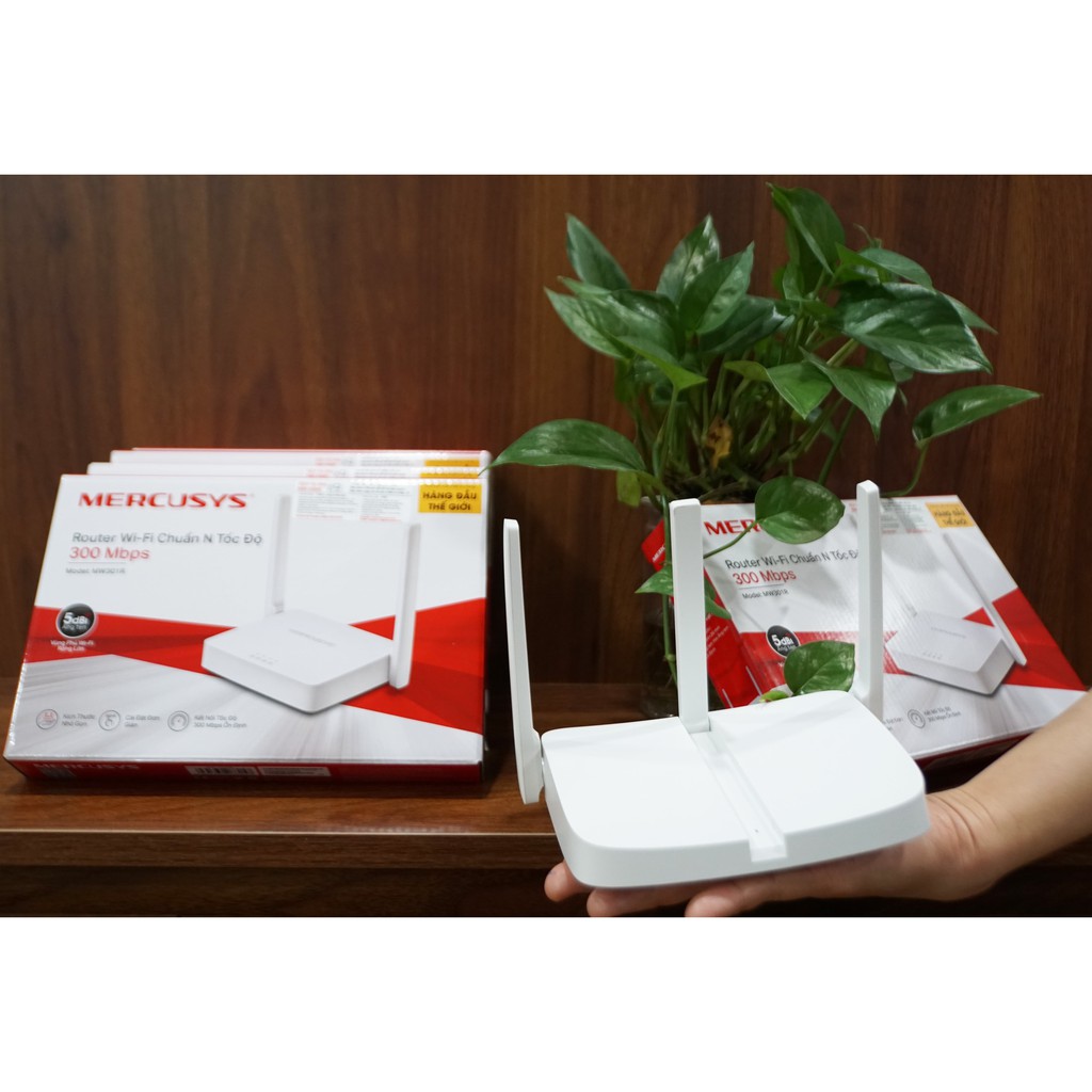 Router bộ phát wifi chuẩn N tốc độ 300Mbps Mercusys MW 305R 300Mbps 3 râu | BigBuy360 - bigbuy360.vn