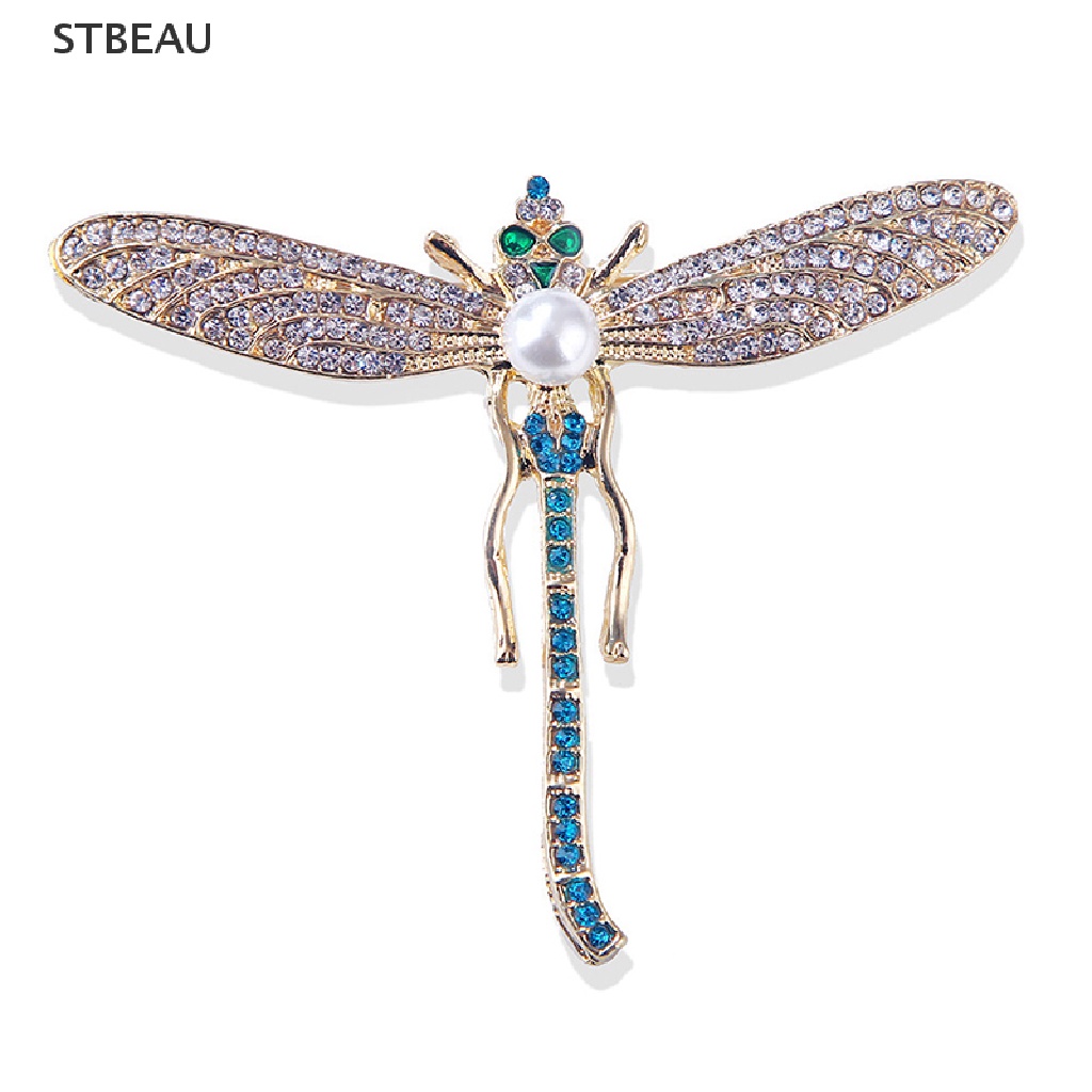 Ghim Cài Áo Hình Chuồn Chuồn Đính Ngọc Trai Nhân Tạo Thời Trang