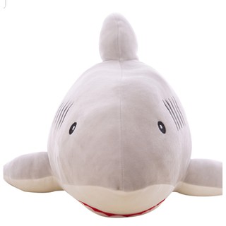 CÁ MẬP NHỒI BÔNG MÀU XÁM Size 65cm