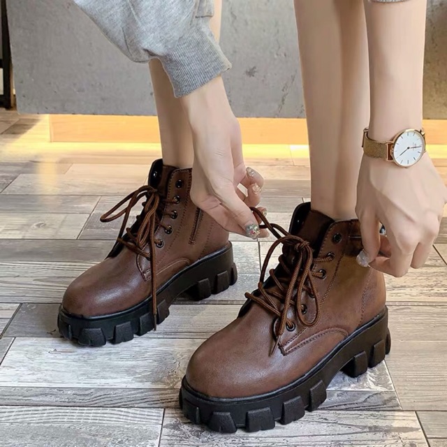 [ HÀNG ORDER - CÓ ẢNH THẬT ] Giày ulzzang cao cổ cá tính