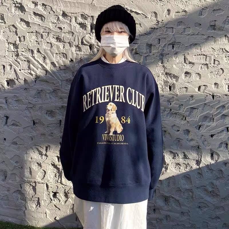 Áo sweater 1984 chất nỉ bo tăm dày đẹp form rộng