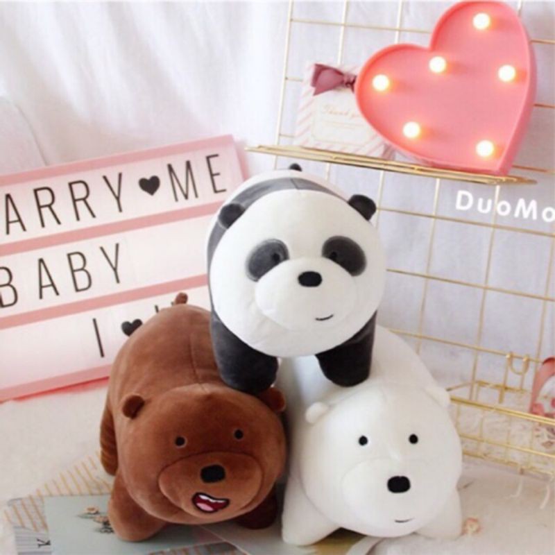 🌈3 CHÚ GẤU BÔNG CUTE TRONG CHÚNG TÔI ĐƠN GIẢN LÀ GẤU-🍑🍑🍑 WE WEAR BEAR/ 🔥🔥🔥KÍCH THƯỚC TỪ 30 CM ĐẾN 50 CM❤