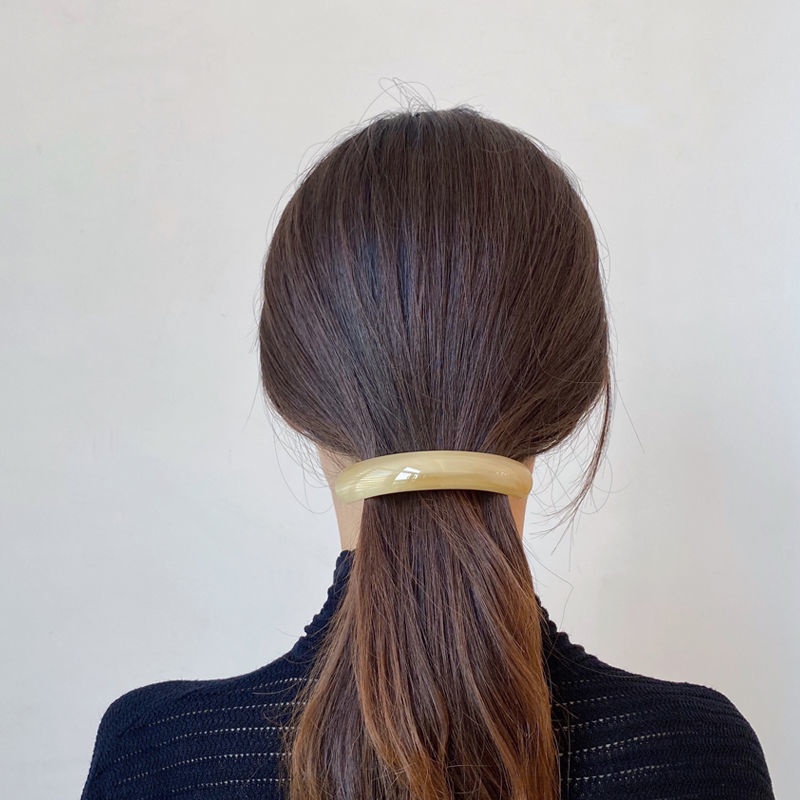 Kẹp Tóc Màu Xanh Lá / Đen Phong Cách Retro Thanh Lịch Cho Nữ