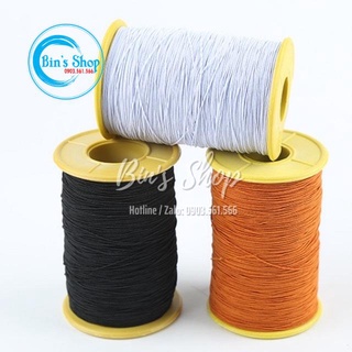 Sỉ cuộn lớn dây thun 1,2mm co giãn đàn hồi tốt dùng xỏ hạt chuỗi làm vòng đeo tay - bin’s shop handmade