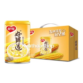 1 Hộp 12 Lọ Cháo Ngô Hạt Sen ăn liền (lọ 280gr)
