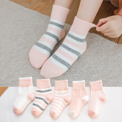 SET 5 đôi TẤT cotton Bé trai Bé gái 0-12 tuổi