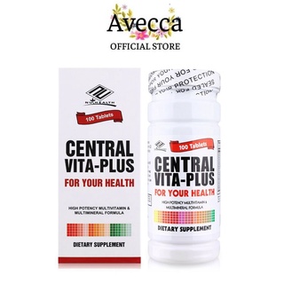 Vitamin Tổng Hợp và Khoáng Chất Tăng Sức Đề Kháng Và Chống Mệt Mỏi Central Vita – Plus Nuhealth Hộp 100viên