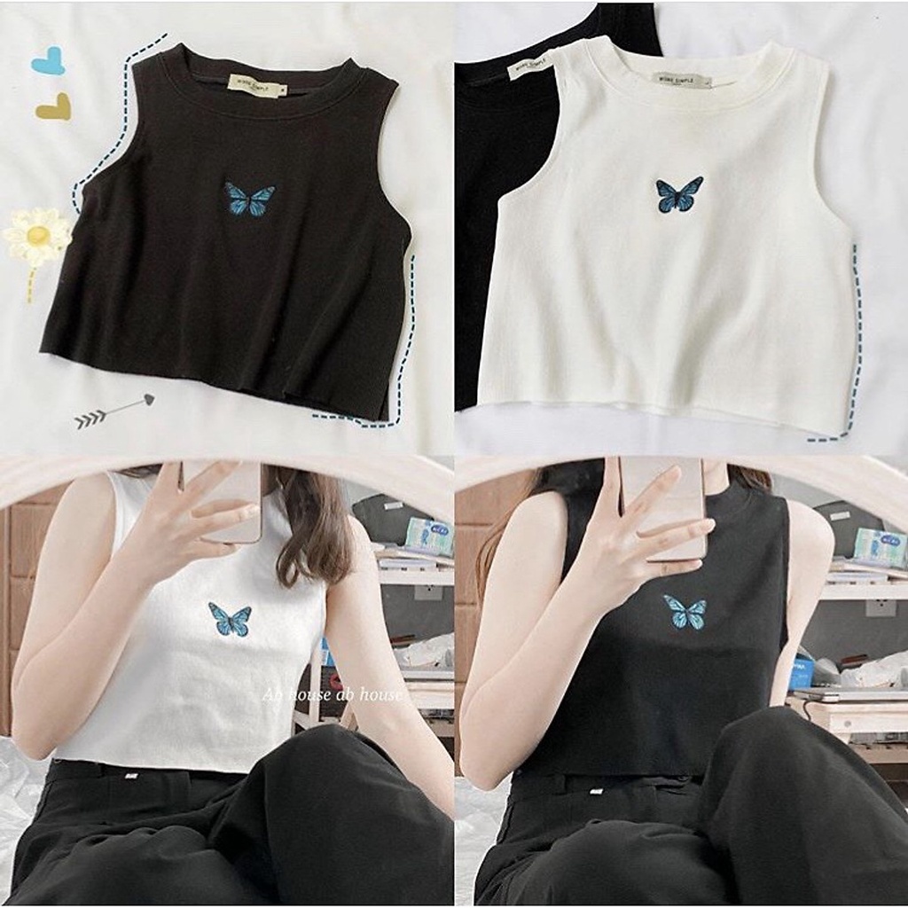 ÁO CROTOP BƯỚM MINU OFFICIAL siêu hot