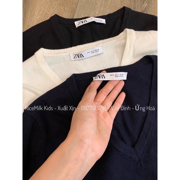 Áo len Zara dệt kim khuy tay xuất dư xịn cho nữ 3 màu | BigBuy360 - bigbuy360.vn