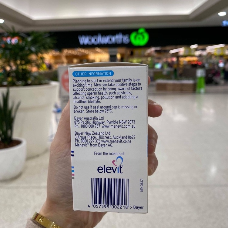 Menevit 30 viên Úc
