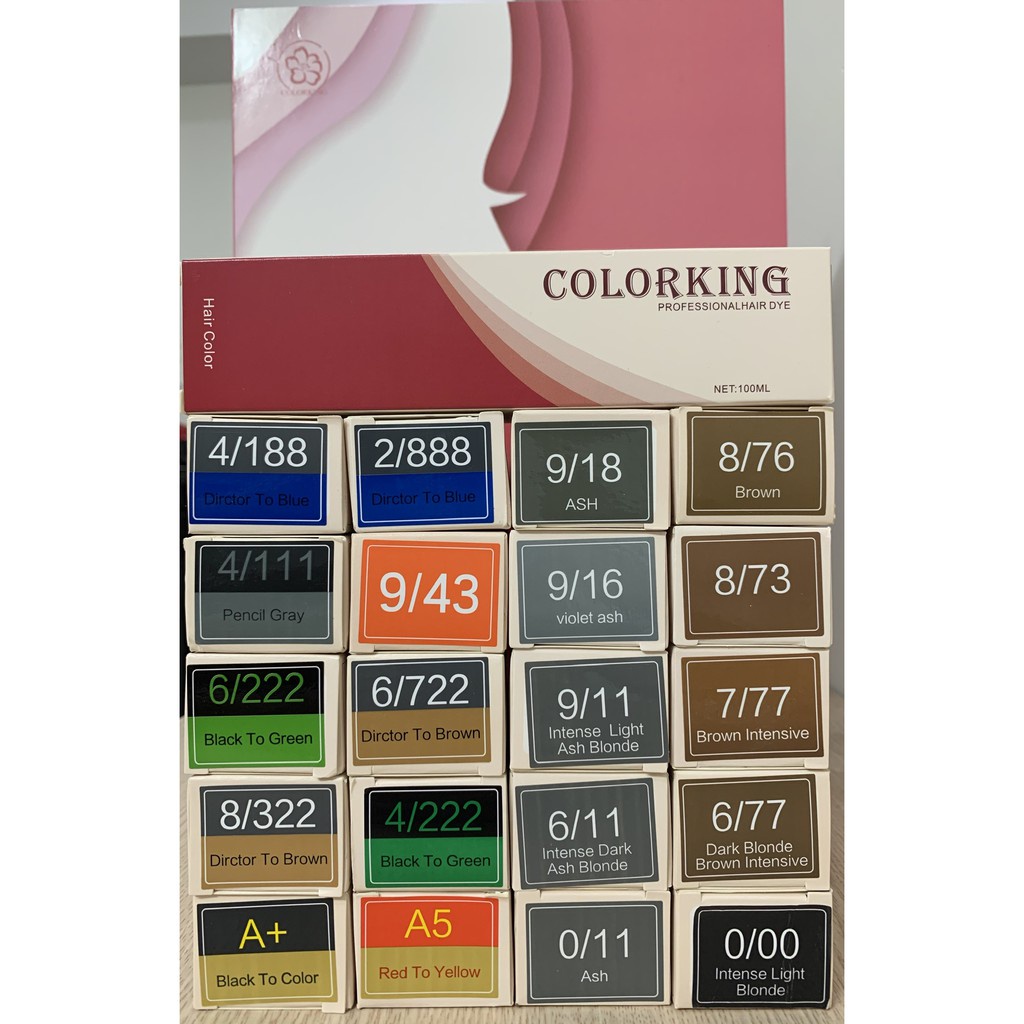 Thuốc nhuộm tóc Xám khói - Colorking caitu MAGIC COLOR