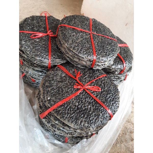 Combo 50 bánh đa mè đen  giá sỉ tận lò