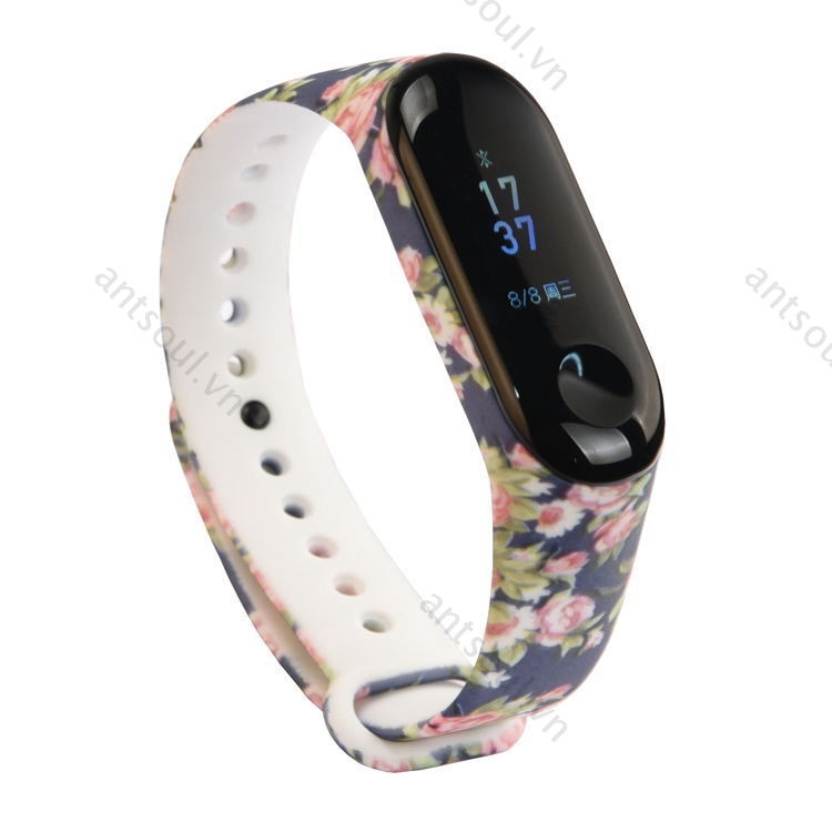 Dây Đeo Silicon Nhiều Màu Cho Đồng Hồ Thông Minh Xiaomi Mi Band 3 4 Band3 Band4 Strap