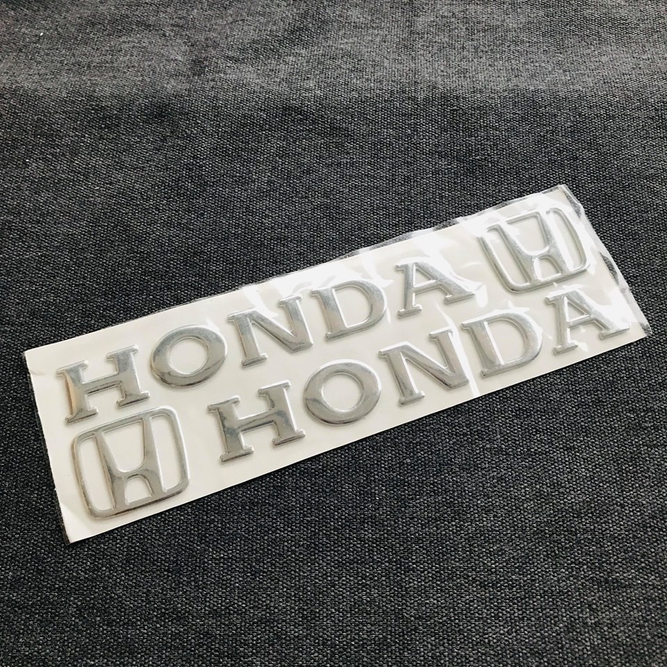 [BẢO HÀNH UY TÍN] BỘ TEM CHỮ LOGO NỔI MẪU ZIN CHO HONDA