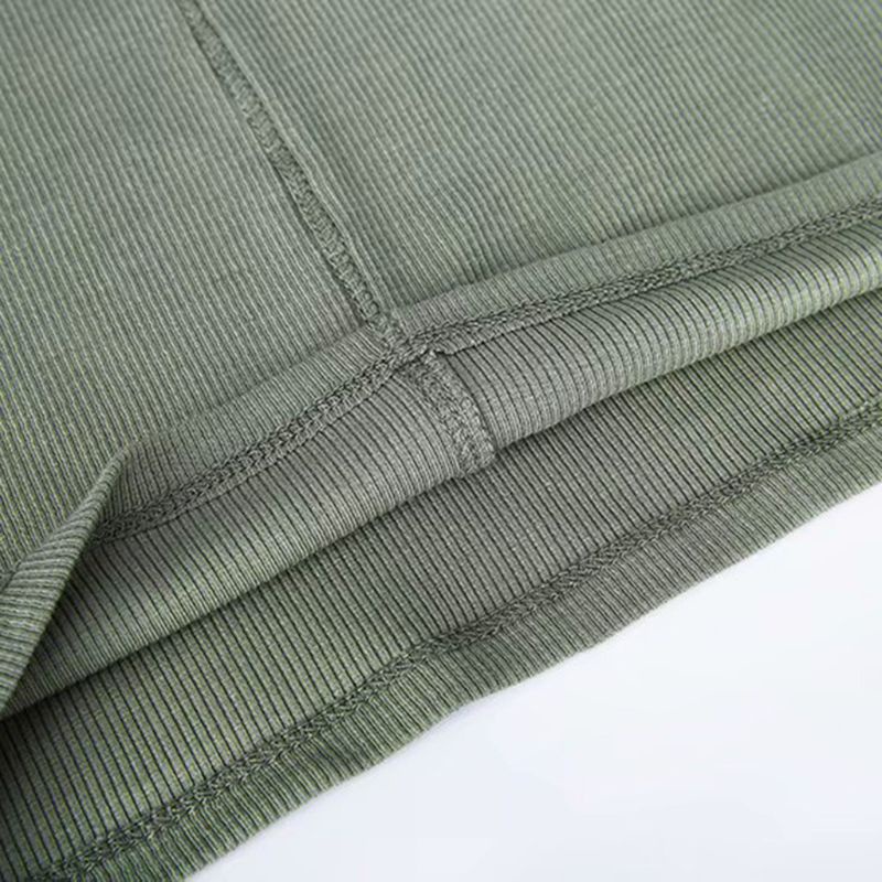 Áo Dệt Kim Không Tay Cổ Chữ U Màu Sắc Đơn Giản Thời Trang Mùa Hè Quyến Rũ Cho Nữ