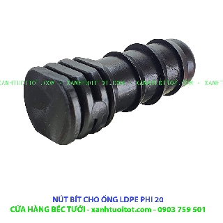 Bộ 10 NÚT BÍT CUỐI ỐNG LDPE PHI 20