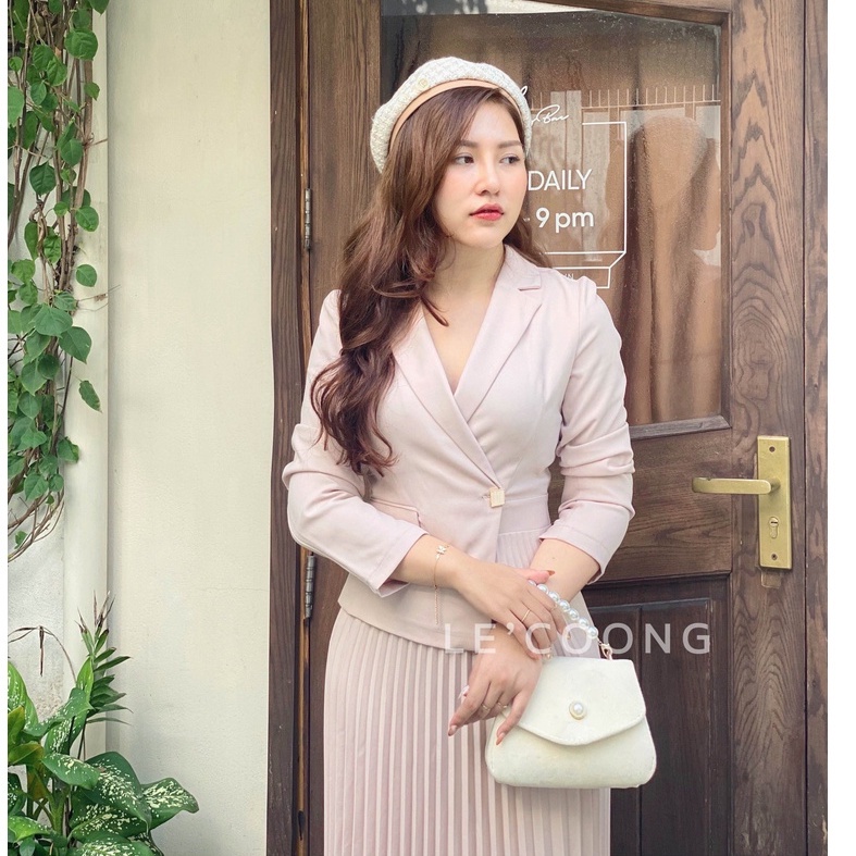 Đầm Váy Công Sở Thiết Kế Váy Xếp Li Thời Trang Nữ Sang Trọng_Lerin V129 | BigBuy360 - bigbuy360.vn