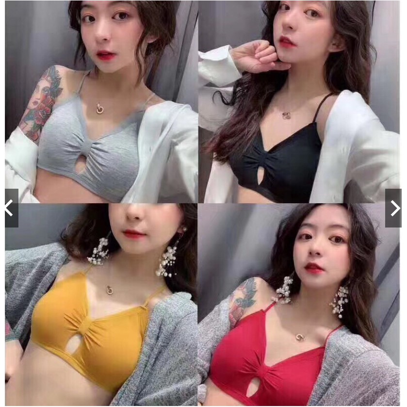 ÁO BRA QUÂY NGỰC KHÔNG GỌNG THẮT NƠ XINH XẮN
