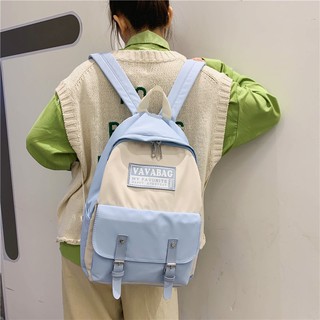 Túi đi học nữ Nhật Bản khuôn viên trường Hàn Quốc Harajuku ulzzang thương hiệu thủy triều hoang dã Sen ba lô