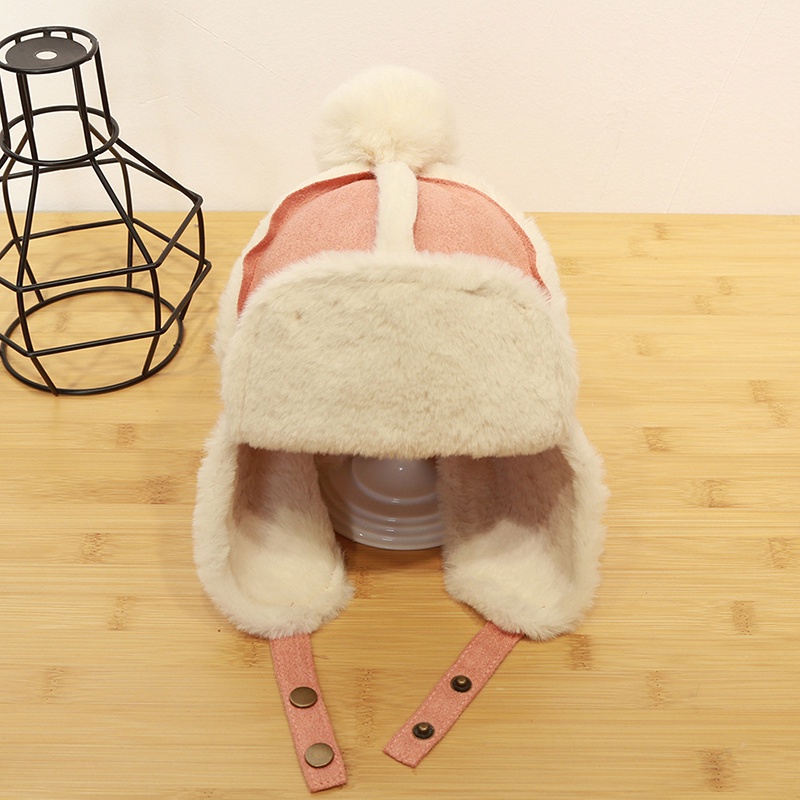 Mũ len trùm tai siêu dễ thương cho bé