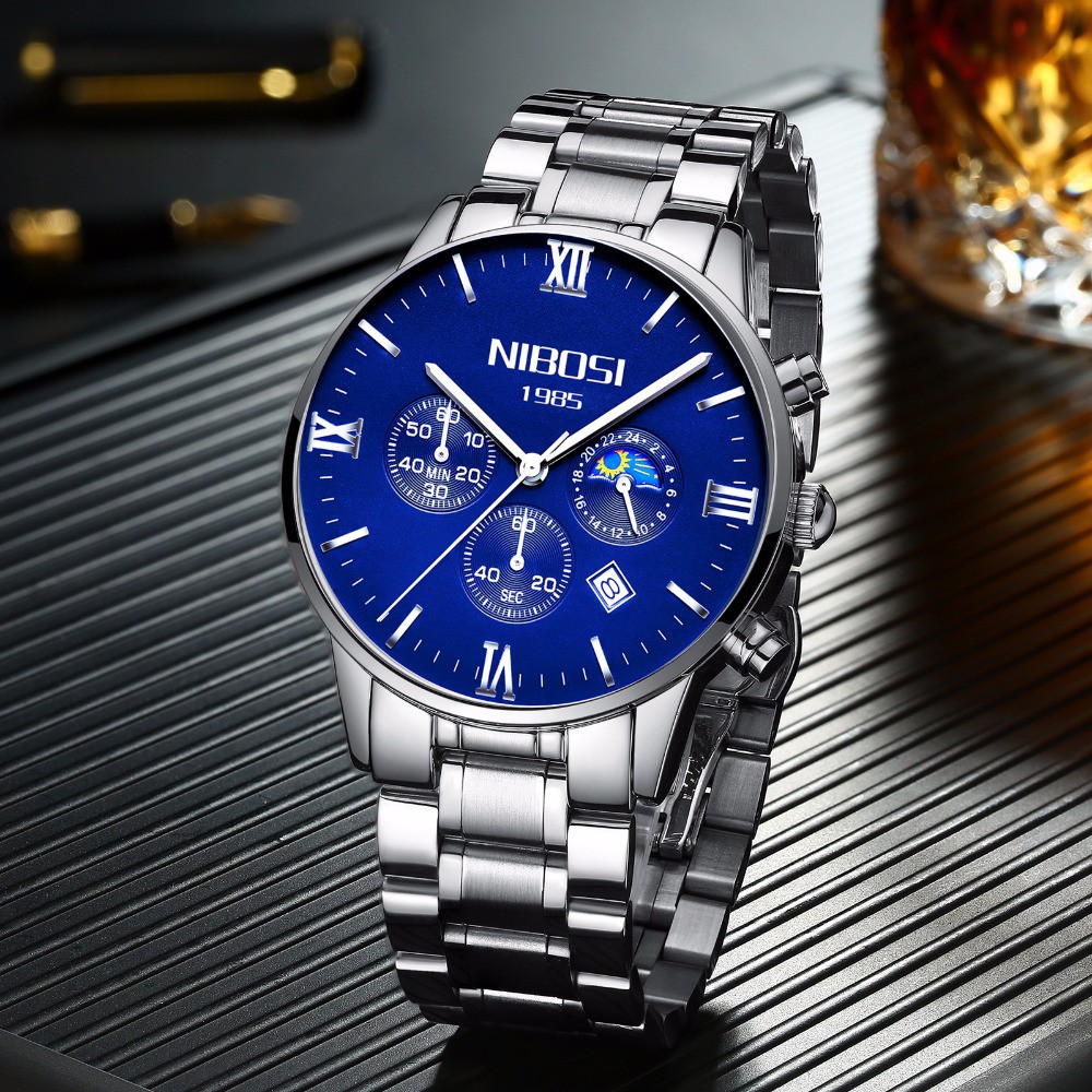 Đồng Hồ Nam NIBOSI JAPAN Mặt Kính Gia Công Siêu Bền | BigBuy360 - bigbuy360.vn