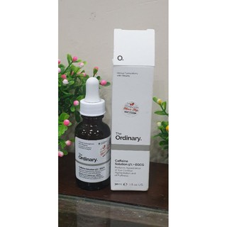 The Ordinary Caffeine Solution 5% + EGCG 30ml, Serum dưỡng ngừa thâm bọng mắt