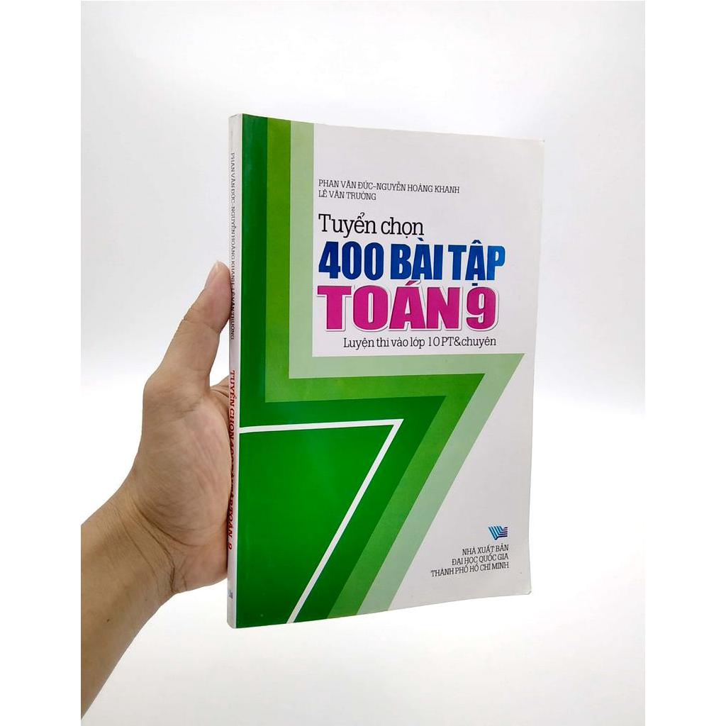 Sách Tuyển Chọn 400 Bài Tập Toán Lớp 9