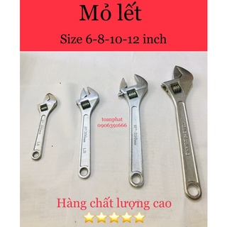 Mỏ lết thép trắng đủ size 6-8-10-12,15 inch