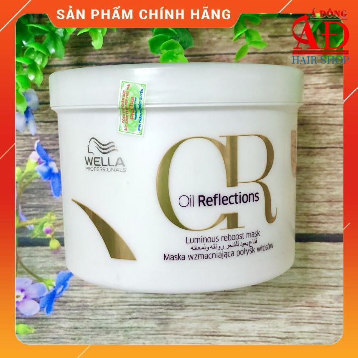 [Chính hãng] [Siêu rẻ] Dầu hấp ủ tóc cao cấp WELLA Oil Reflections Luminious tăng cường sáng bóng chính hãng Đức 500ml