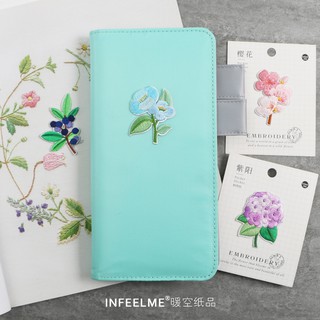 Sticker vải dán trang trí bìa sổ planner