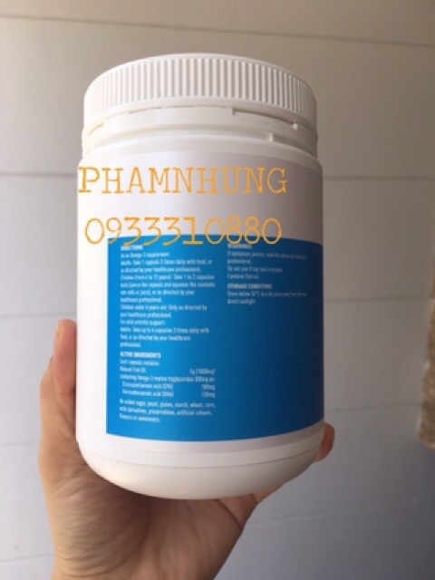 Dầu Cá Healthy Care Omega 3 Fish Oil 1000mg (400 viên). | BigBuy360 - bigbuy360.vn