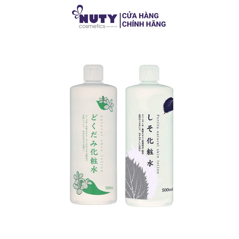 Nước Hoa Hồng Tía Tô Diếp Cá Dokudami Natural Skin Lotion (500ml)