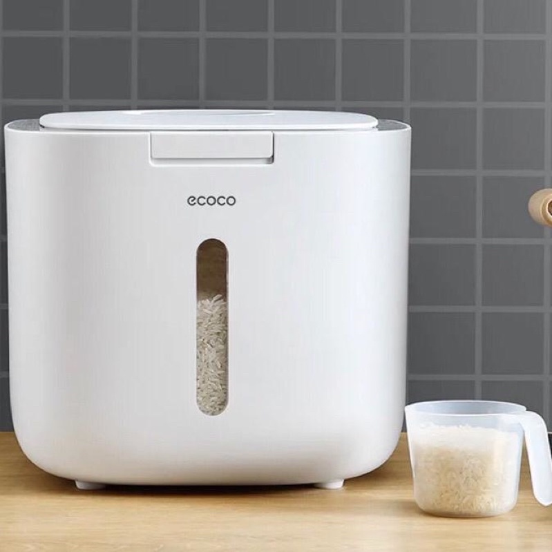 [CHÍNH HÃNG] Thùng Gạo Ecoco 10Kg Cao Cấp Chống Ẩm Mốc