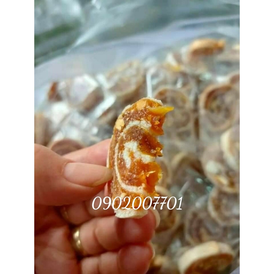 1 Kg Kẹo Khóm Sên Tắc Đậu Phộng Thơm Ngon- Đặc Sản Bến Tre-Tết-Bánh Mứt Tết-Đồ Ăn Vặt