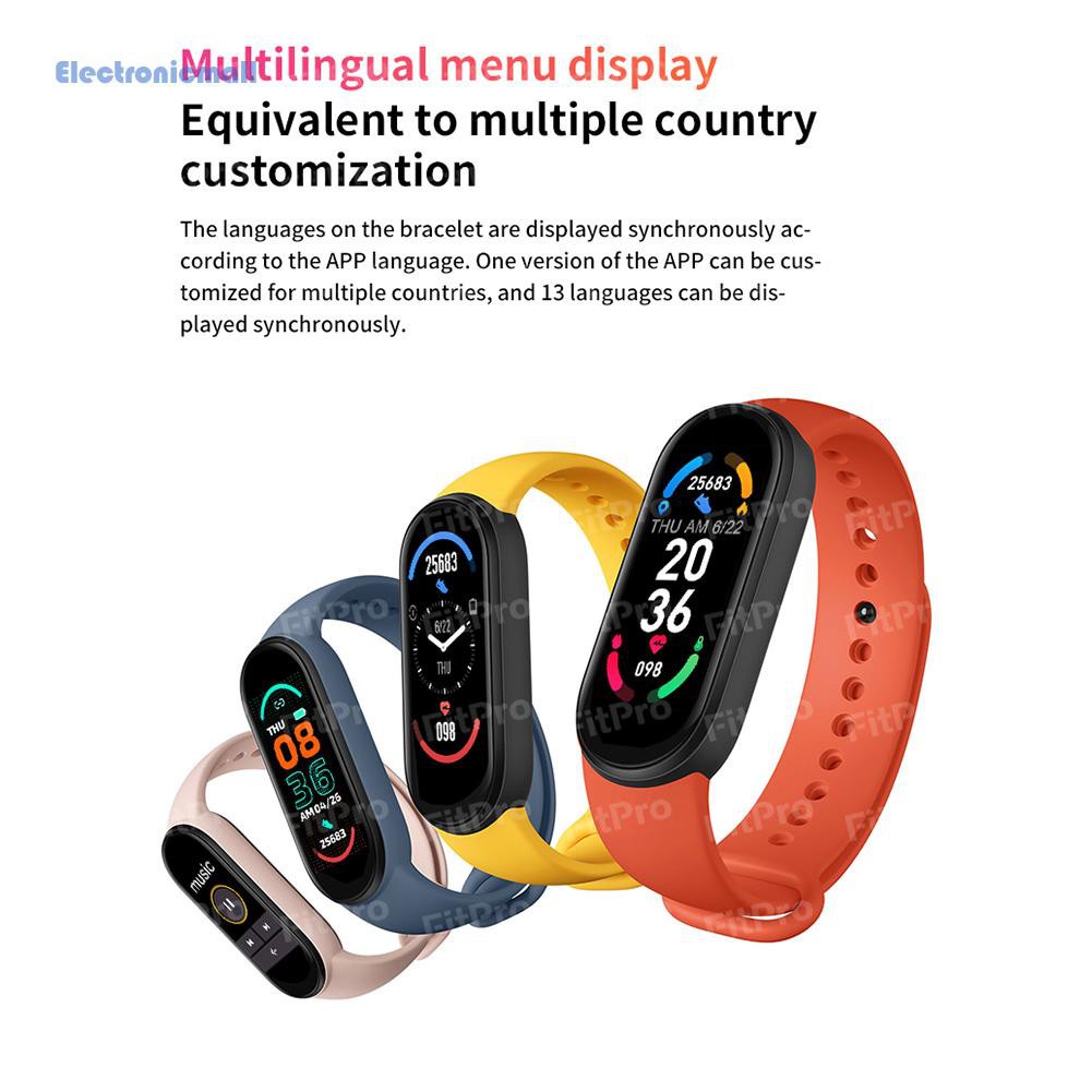 ElectronicMall01 2 Types LED Digital Watch / Color Screen Smart Band Heart Rate Blood Pressure Sleep Monitor Pedometer